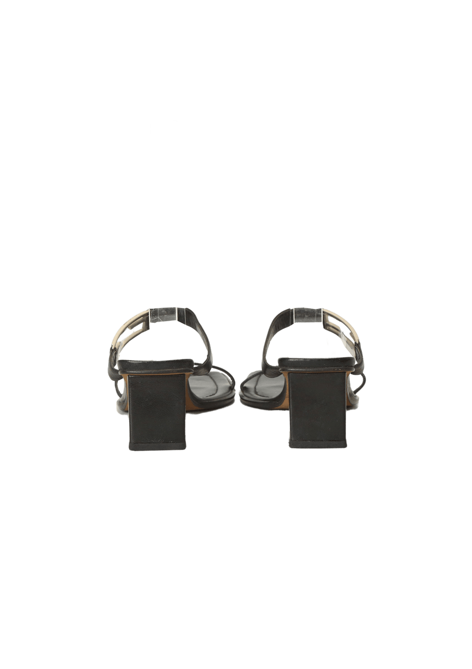 VINTAGE LEATHER FF SANDALS 37