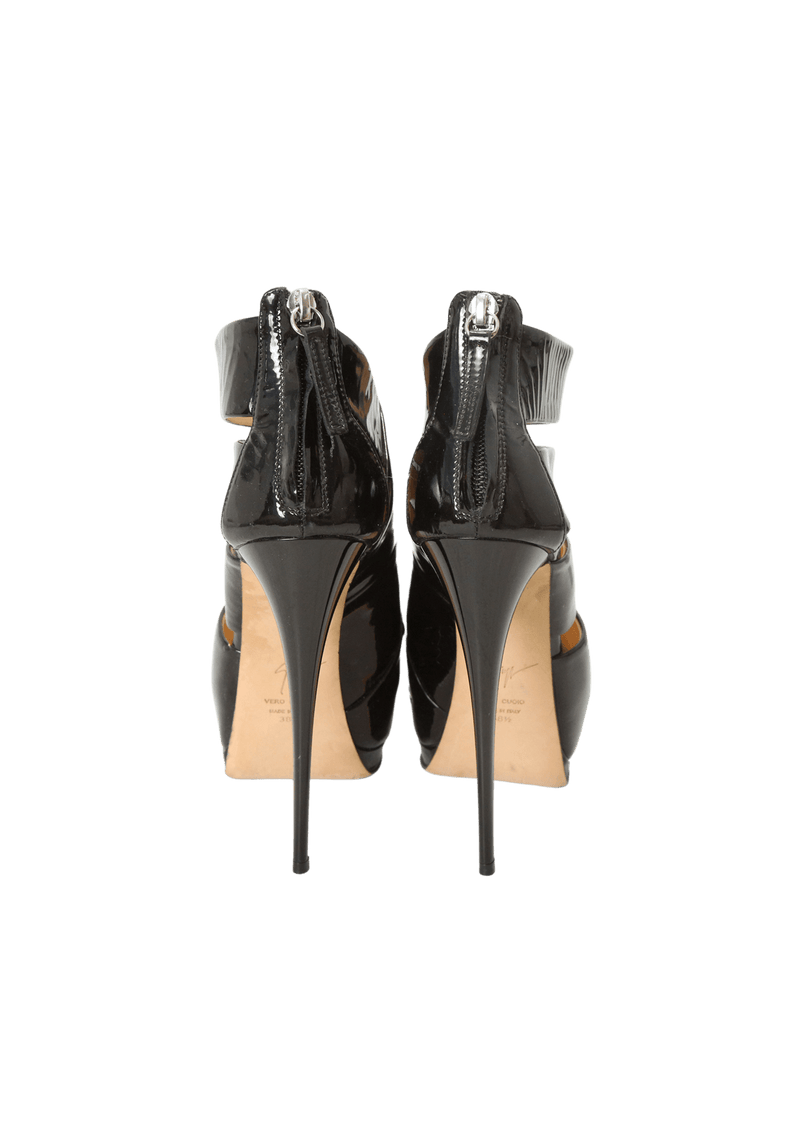 LEATHER CUT OUT PUMPS 36.5