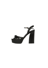 ALLIE KNOTTED LEATHER SANDALS 36.5