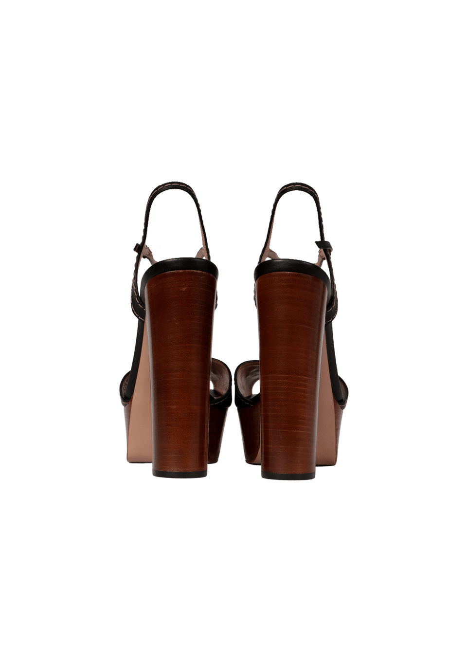 Sandália Gucci Claudie Platform Sandals 37.5 Preta Original – Gringa