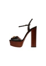 CLAUDIE PLATFORM SANDALS 37.5