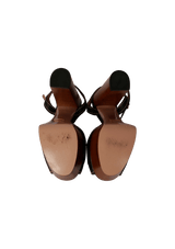 CLAUDIE PLATFORM SANDALS 37.5