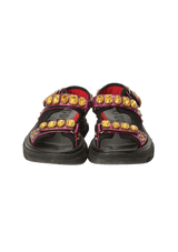 AGURU CRYSTAL SANDALS 37