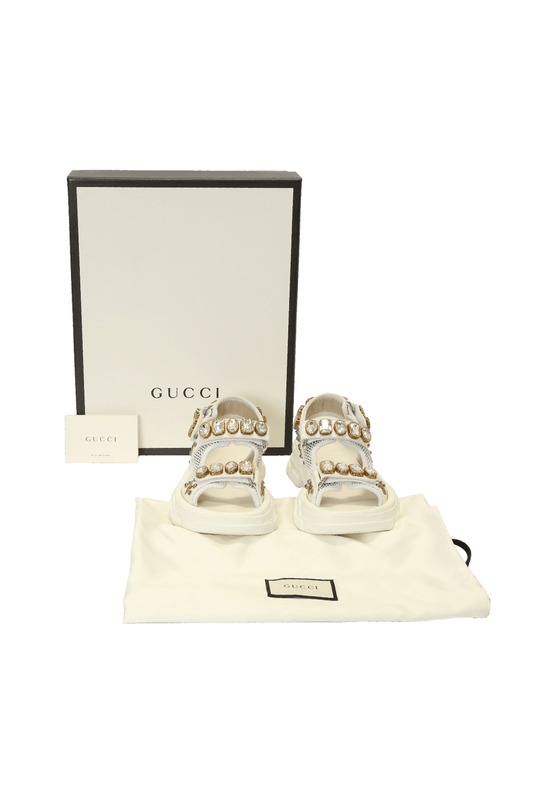 AGURU CRYSTAL SANDALS 37