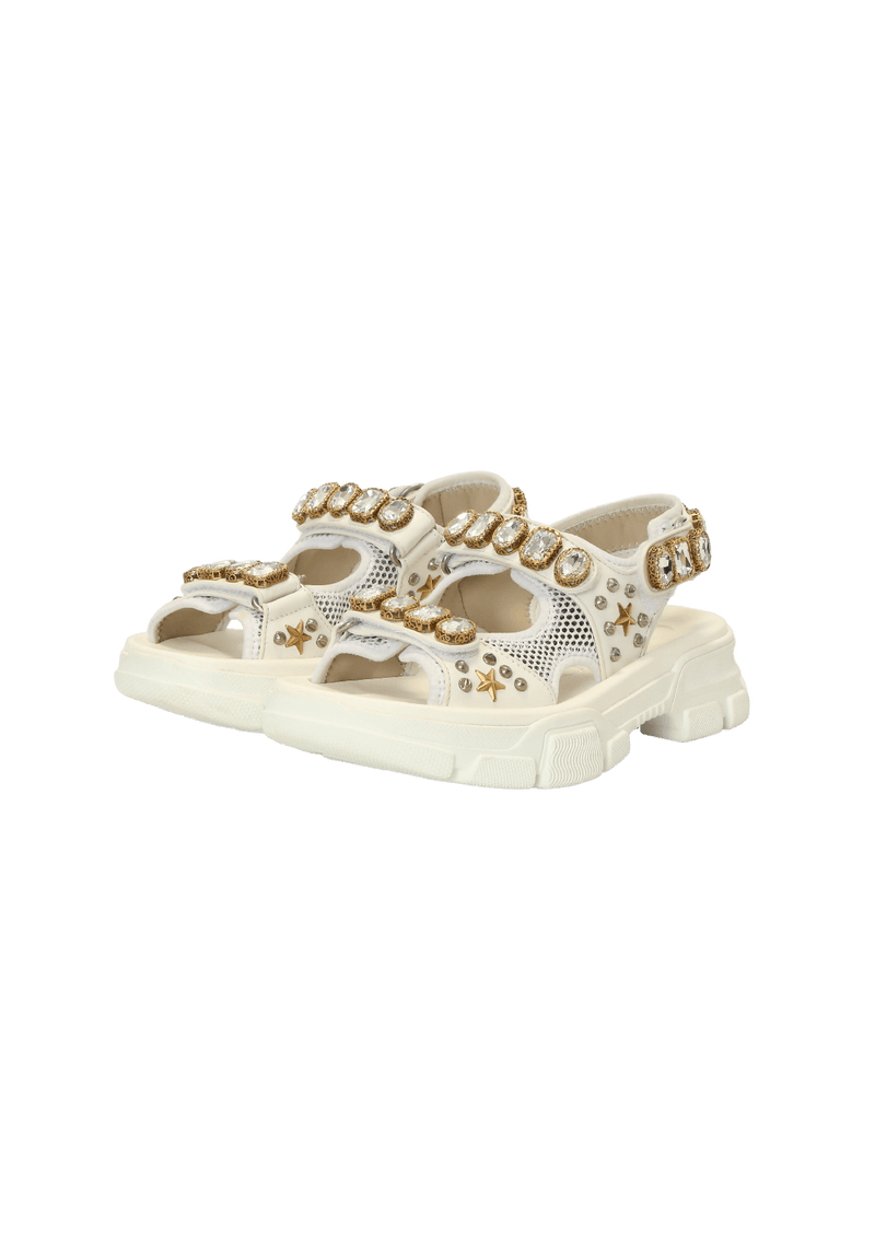 AGURU CRYSTAL SANDALS 37