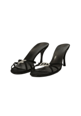 GG MARMONT CRYSTAL OPEN TOE MULES  39.5