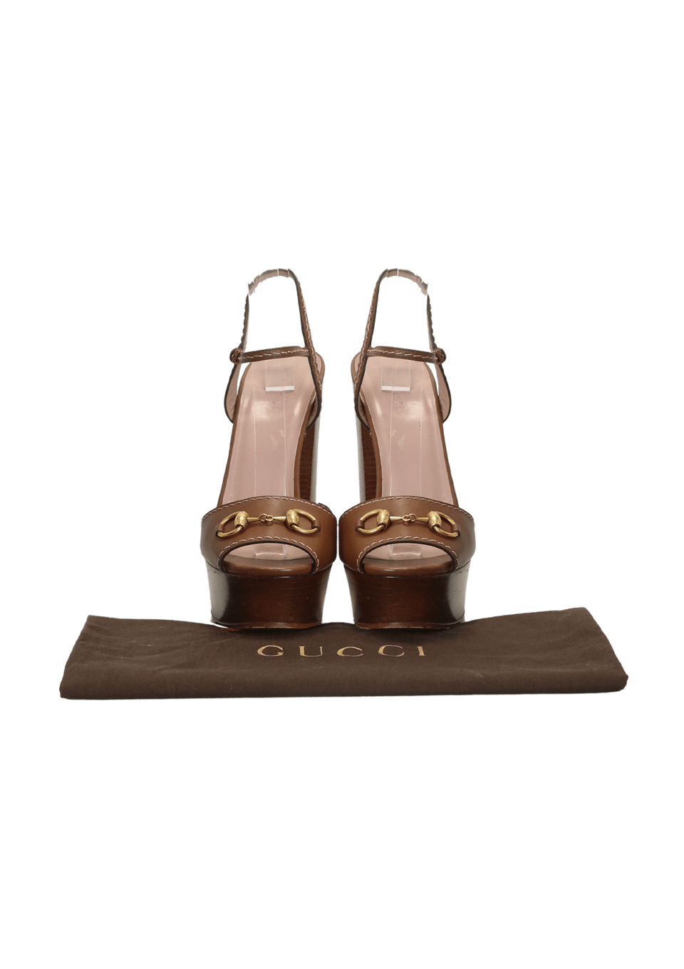 靴 Vintage Gucci Bamboo Horsebit Sandals 38 Sandália Gucci Horsebit Leather Sandals 38 Marrom Original – Gringa