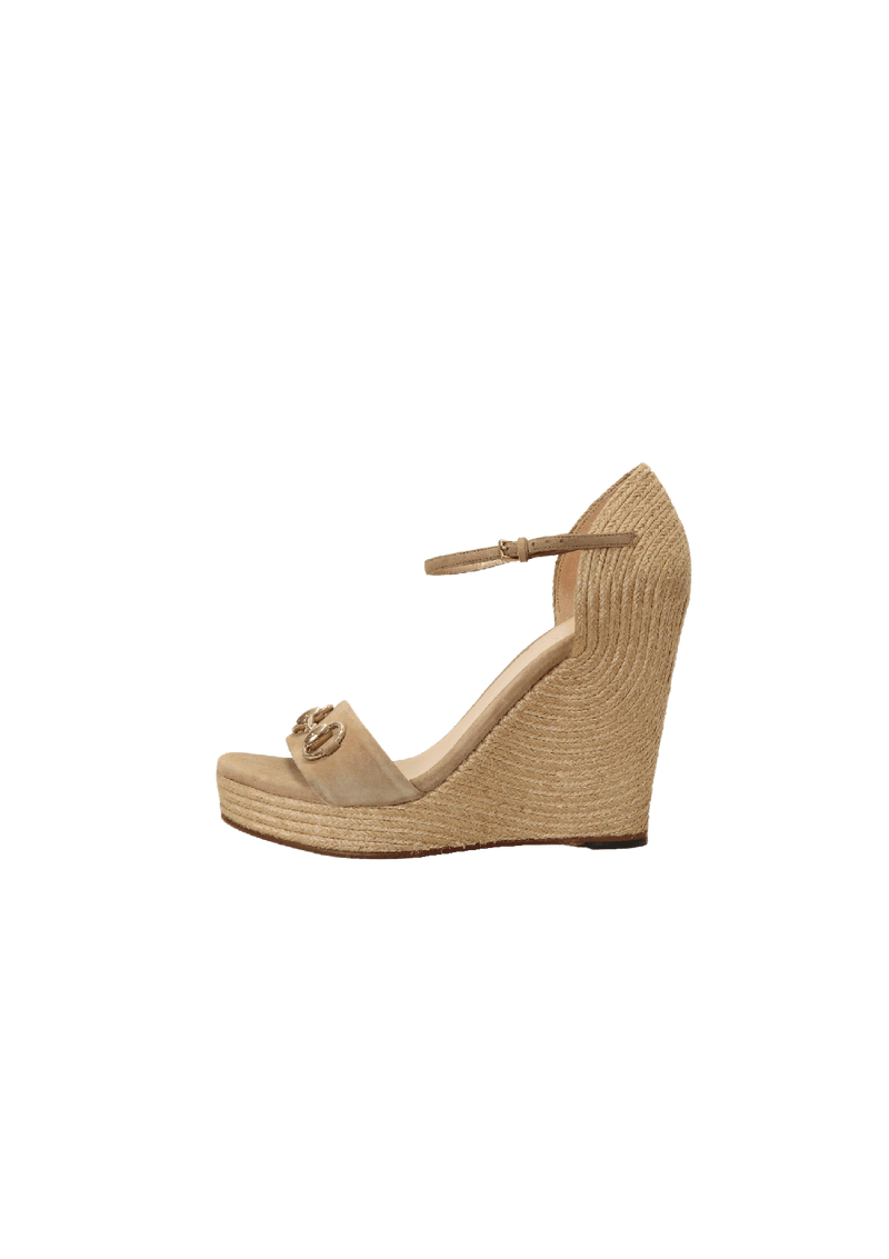 HORSEBIT SUEDE ESPADRILLES 36