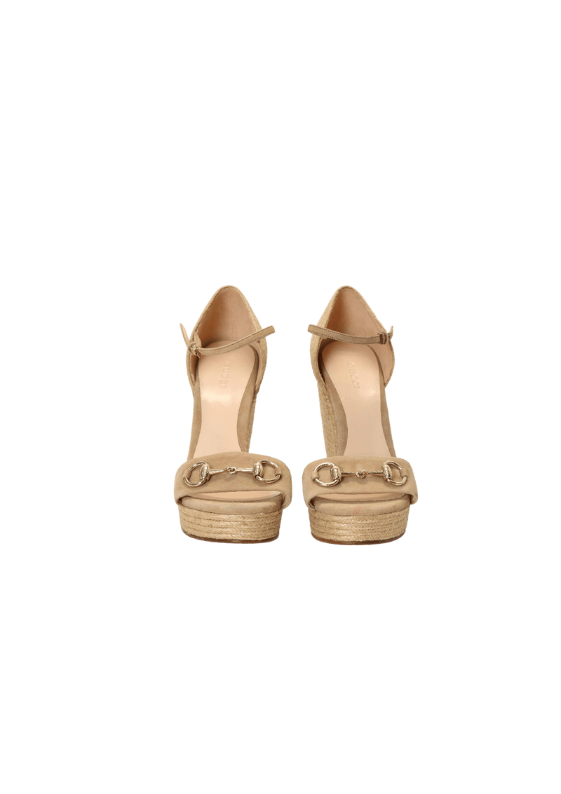 HORSEBIT SUEDE ESPADRILLES 36