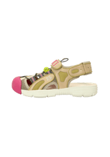 LEATHER PAPETE SANDALS 37