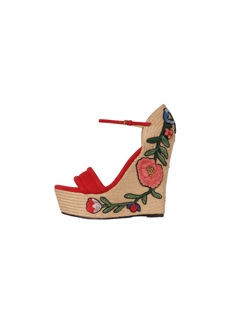 OPHELIA ESPADRILLE PLATFORM WEDGE 37