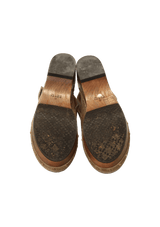 SUEDE HORSEBIT AMSTEL SANDALS 35