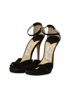 RUFFLE EMBELLISHMENT D'ORSAY PUMPS 37
