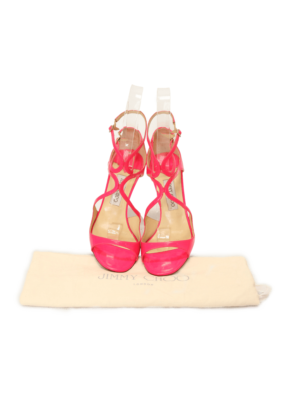Sandália Jimmy Choo Lang Sandals 38 Rosa Original – Gringa