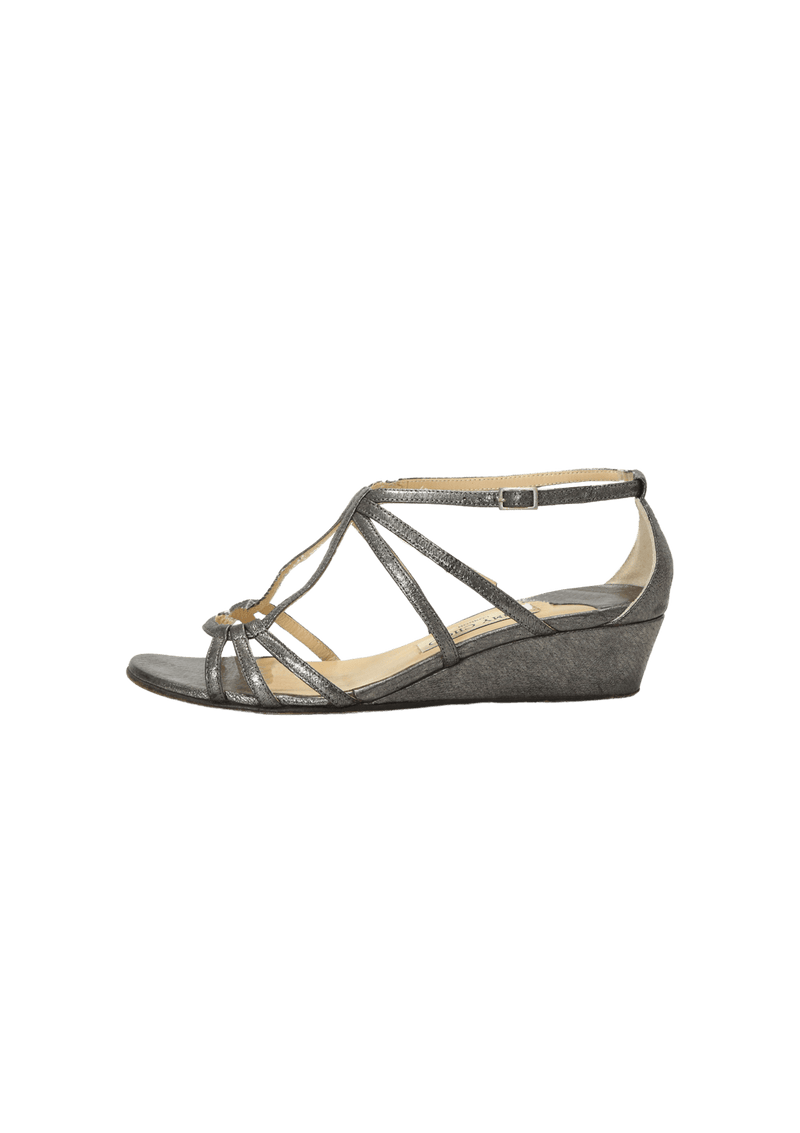 METALLIC SANDALS 34.5