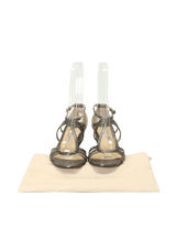 METALLIC SANDALS 34.5