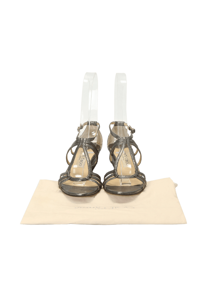 METALLIC SANDALS 34.5