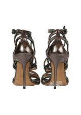 SNAKESKIN SANDALS 37