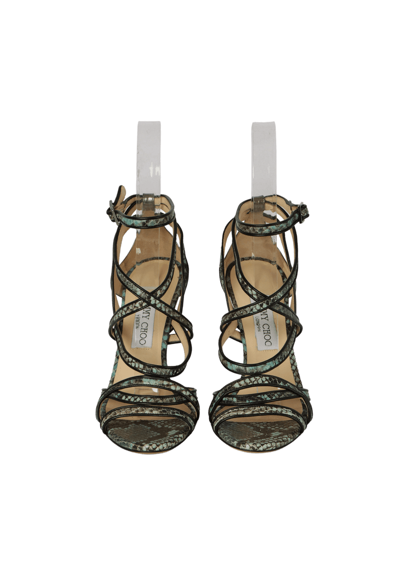 SNAKESKIN SANDALS 37