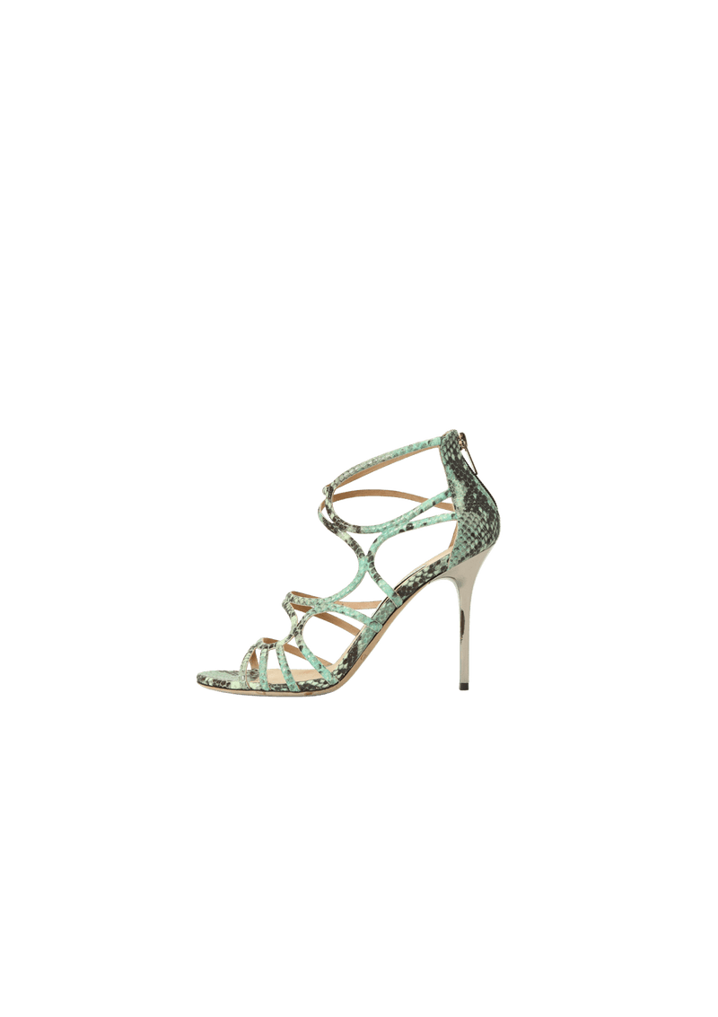 SNAKESKIN SANDALS 37