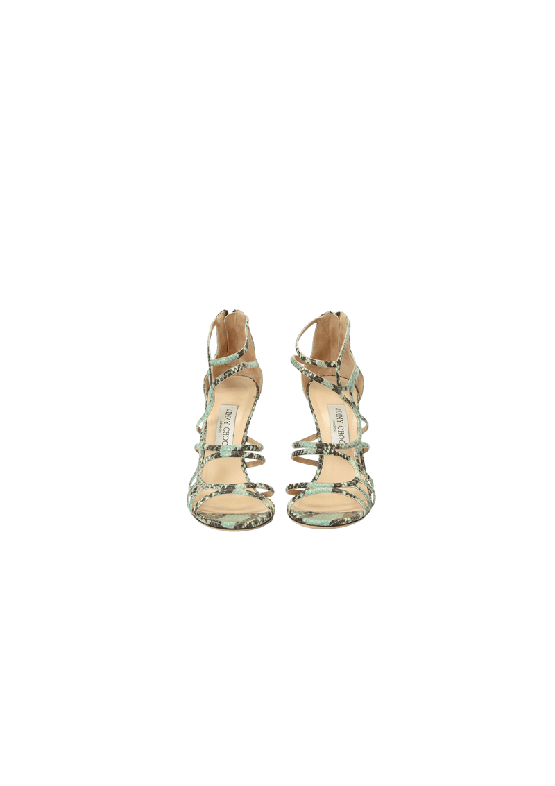 SNAKESKIN SANDALS 37