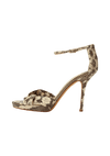 SNAKESKIN SANDALS 39