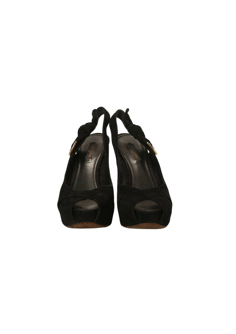 SUEDE SLINGBACK TONKA SANDALS 36