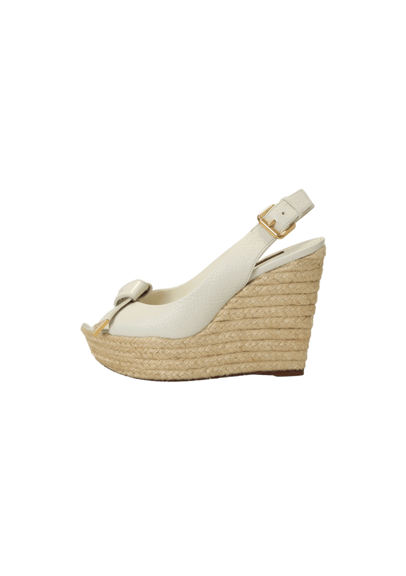 WEDGE BELT ESPADRILLES 35