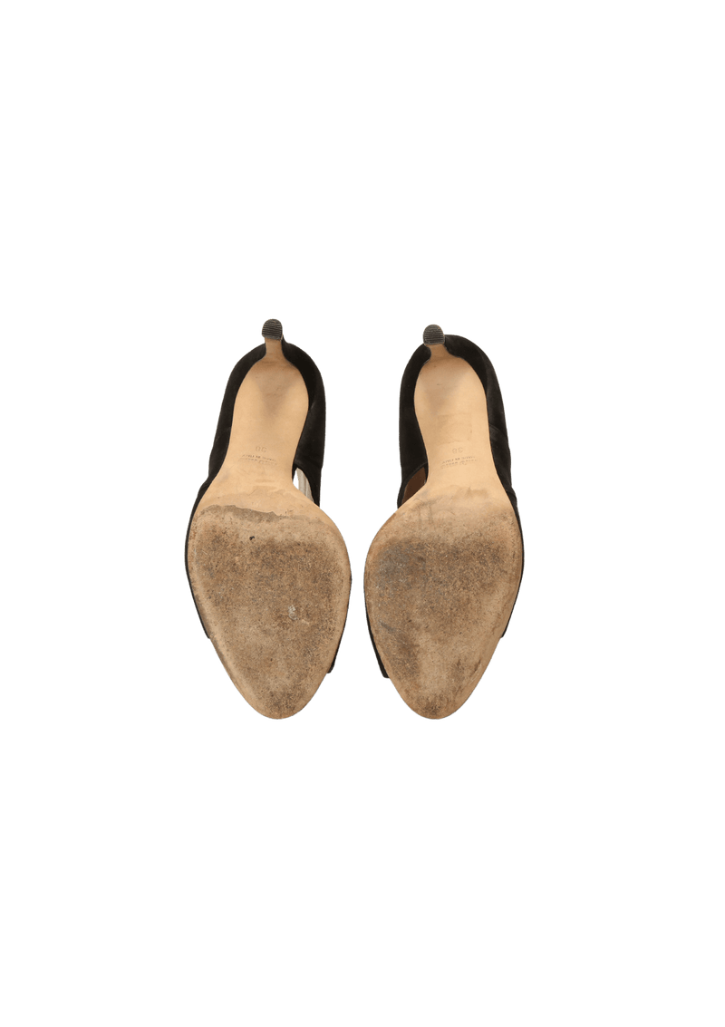 SUEDE SANDALS 36