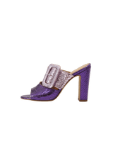 METALLIC SANDALS 37