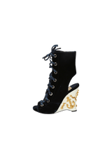 FLAME LACE UP SANDALS 34