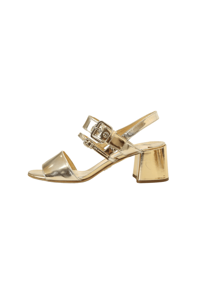 METALLIC SANDALS 39