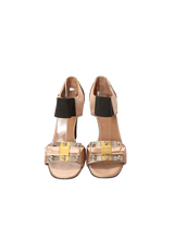 SATIN BOW SANDALS 36.5