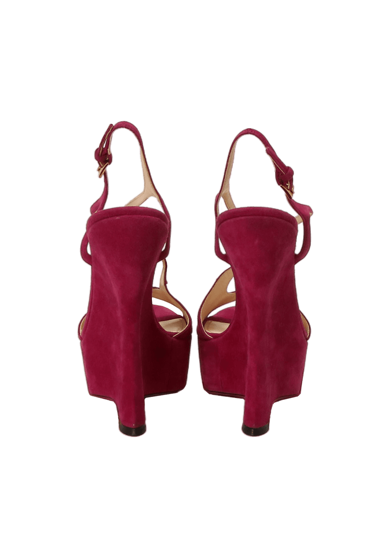 SUEDE SANDALS 39