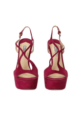 SUEDE SANDALS 39