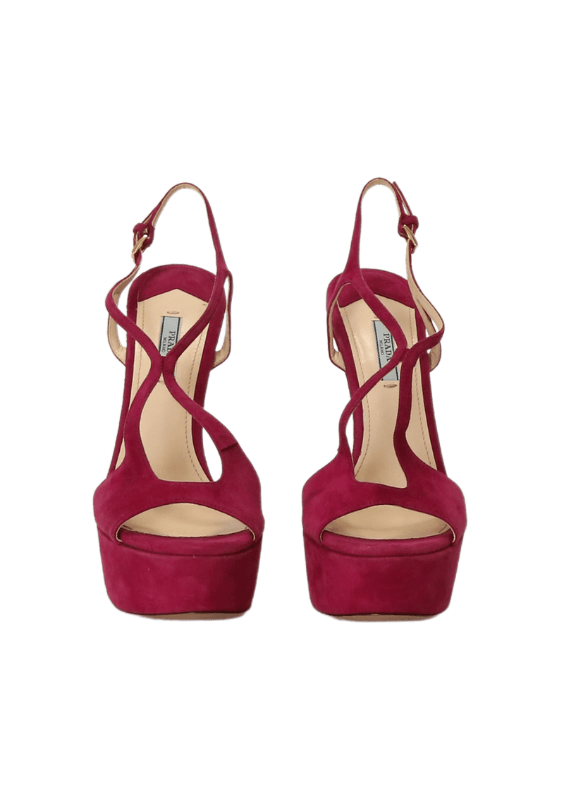 SUEDE SANDALS 39