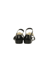 CAMELLIA T STRAP SANDALS 37