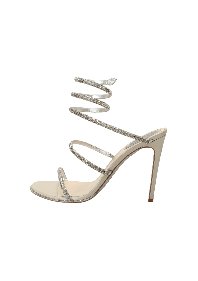 CLEO CRYSTAL SANDALS 38.5