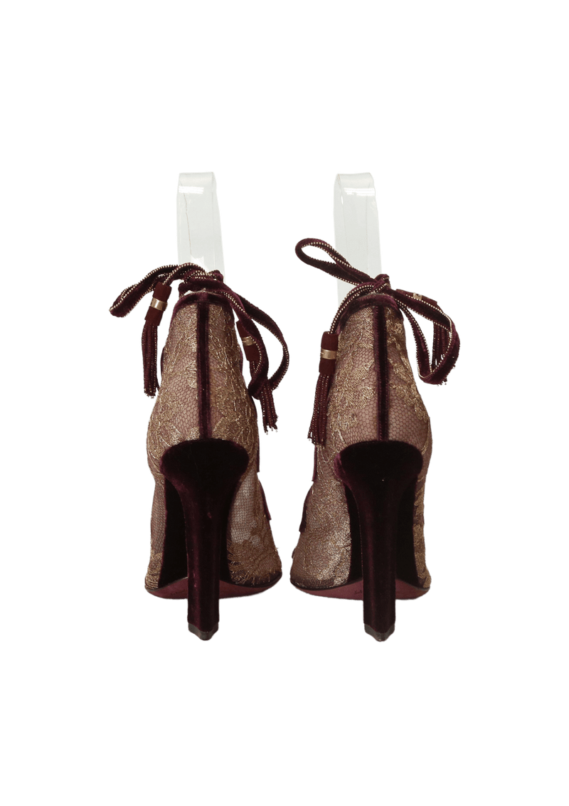 TOKARA VELVET SANDALS 37