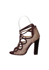 TOKARA VELVET SANDALS 37