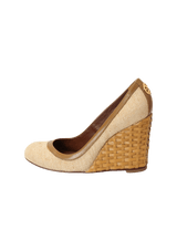 STRAW ESPADRILLES 36.5