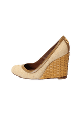 STRAW ESPADRILLES 36.5