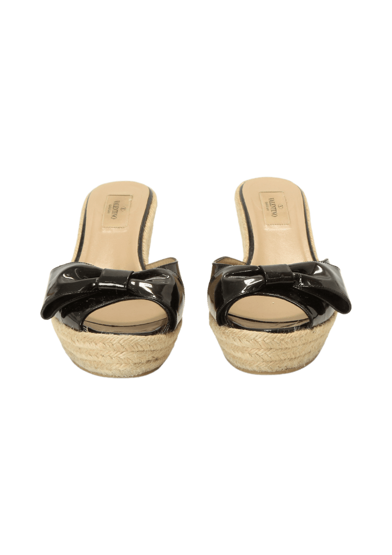 PATENT LEATHER ESPADRILLES 37