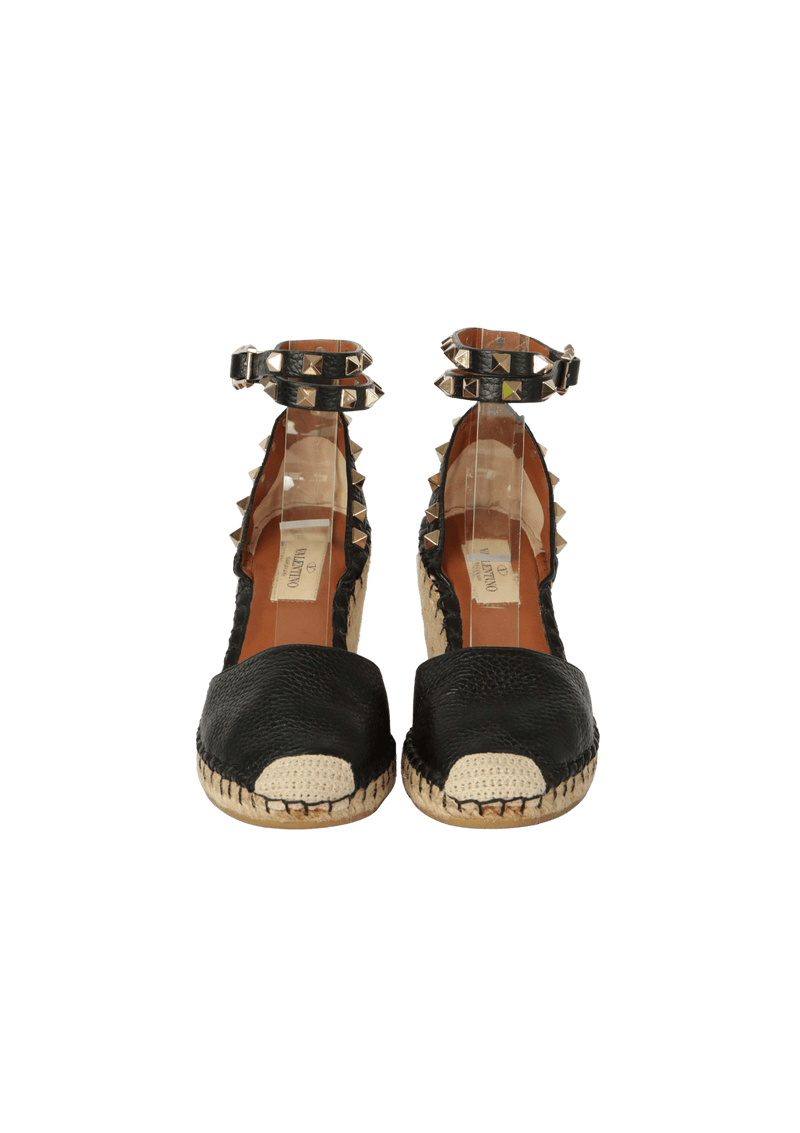 ROCKSTUD ANKLE WRAP ESPADRILLES 34