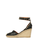 ROCKSTUD ANKLE WRAP ESPADRILLES 34