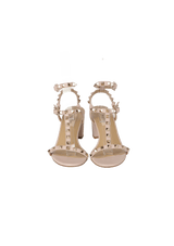 T STRAP ROCKSTUD SANDALS 36