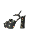 FLORAL FESTIVAL T-STRAP SANDALS 35.5