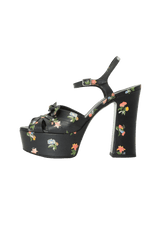 FLORAL FESTIVAL T-STRAP SANDALS 35.5