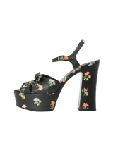 FLORAL FESTIVAL T-STRAP SANDALS 35.5