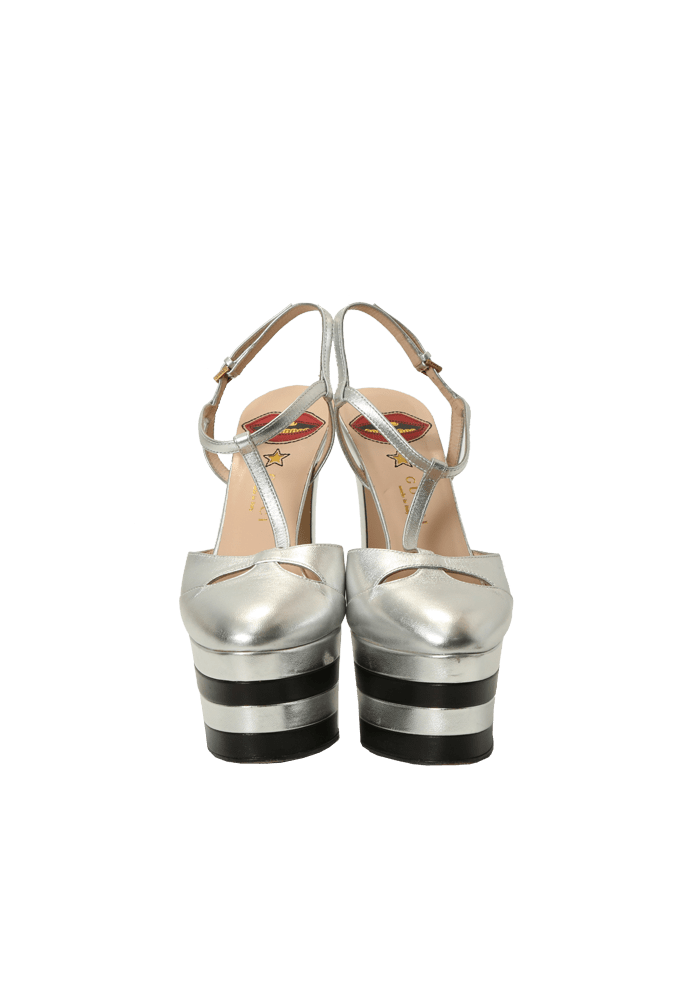 METALLIC ANGEL SANDALS 37